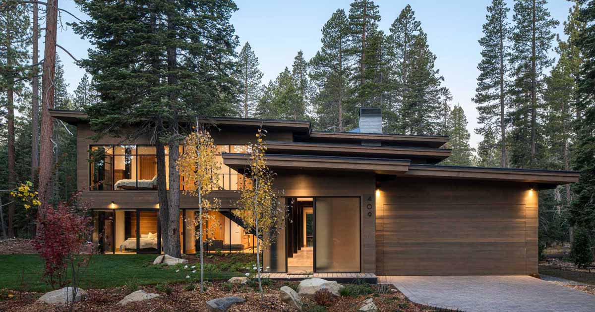 An Intentionally Muted However Refined Palette Of Pure Provides For A Home In Lake Tahoe